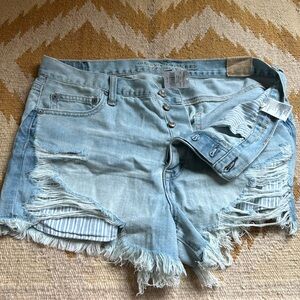 NWT! American Eagle Festival High Rise Jean Shorts